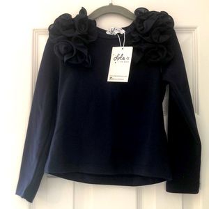 Long sleeve ruffle shirt